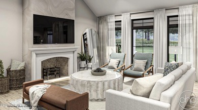 This is a 'To Be BUILT' RESIDENCE. Photos of White Creek floor on River Landing Golf Course in North Carolina - for sale on GolfHomes.com, golf home, golf lot