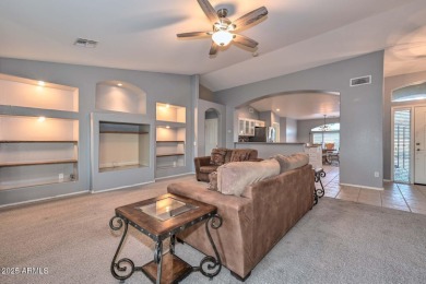 Live your best 55+ lifestyle in this secure, gated on Tuscany Falls At Pebble Creek in Arizona - for sale on GolfHomes.com, golf home, golf lot