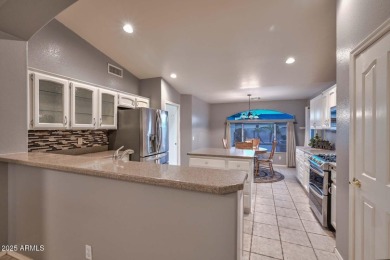 Live your best 55+ lifestyle in this secure, gated on Tuscany Falls At Pebble Creek in Arizona - for sale on GolfHomes.com, golf home, golf lot