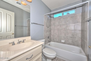 Live your best 55+ lifestyle in this secure, gated on Tuscany Falls At Pebble Creek in Arizona - for sale on GolfHomes.com, golf home, golf lot