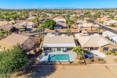 Live your best 55+ lifestyle in this secure, gated on Tuscany Falls At Pebble Creek in Arizona - for sale on GolfHomes.com, golf home, golf lot