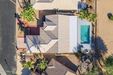 Live your best 55+ lifestyle in this secure, gated on Tuscany Falls At Pebble Creek in Arizona - for sale on GolfHomes.com, golf home, golf lot