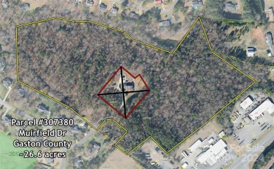 26 1/2 acres, approximately, located near the Cherryville Golf on Cherryville Golf and  Country Club in North Carolina - for sale on GolfHomes.com, golf home, golf lot