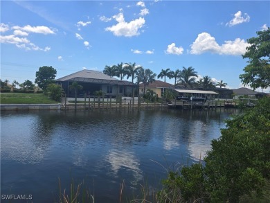 Nice and Cleared GULF ACCESS LOT with WESTERN Rear Exposure on Burnt Store Golf Club in Florida - for sale on GolfHomes.com, golf home, golf lot