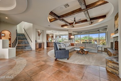 This exceptional custom-built residence located in Legend Trail on Legend Trail Golf Club in Arizona - for sale on GolfHomes.com, golf home, golf lot