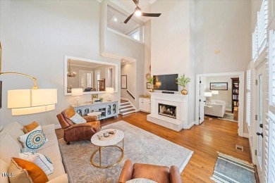 This exquisite brick townhome overlooks the 7th green of the on Lochmere Golf Club in North Carolina - for sale on GolfHomes.com, golf home, golf lot