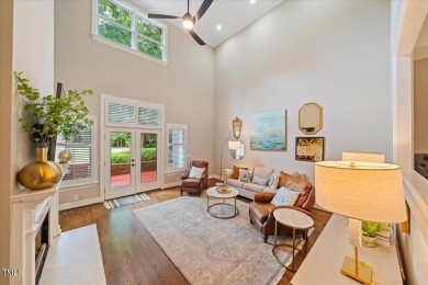 This exquisite brick townhome overlooks the 7th green of the on Lochmere Golf Club in North Carolina - for sale on GolfHomes.com, golf home, golf lot