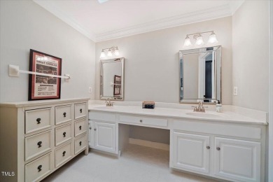This exquisite brick townhome overlooks the 7th green of the on Lochmere Golf Club in North Carolina - for sale on GolfHomes.com, golf home, golf lot