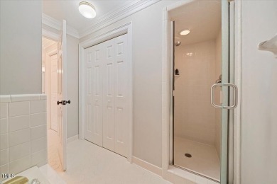 This exquisite brick townhome overlooks the 7th green of the on Lochmere Golf Club in North Carolina - for sale on GolfHomes.com, golf home, golf lot