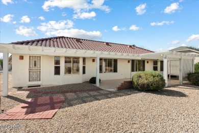 Discover Comfort & Style in this Expanded Wexford Model Home on Trail Ridge Golf Course in Arizona - for sale on GolfHomes.com, golf home, golf lot