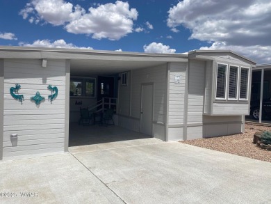 This bright, newly remodeled park model is located on the golf on Juniper Ridge R.V. Golf Resort in Arizona - for sale on GolfHomes.com, golf home, golf lot
