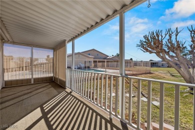 Discover this beautifully maintained manufactured home in the on Desert Greens Golf Course in Nevada - for sale on GolfHomes.com, golf home, golf lot