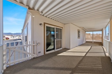 Discover this beautifully maintained manufactured home in the on Desert Greens Golf Course in Nevada - for sale on GolfHomes.com, golf home, golf lot