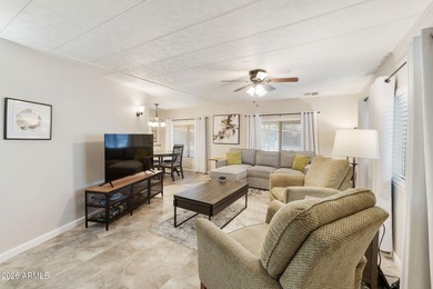 Beautifully updated 2BR, 2BA home on a rare large double corner on Sun Lakes Country Club in Arizona - for sale on GolfHomes.com, golf home, golf lot