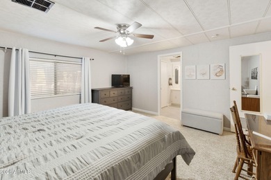 Beautifully updated 2BR, 2BA home on a rare large double corner on Sun Lakes Country Club in Arizona - for sale on GolfHomes.com, golf home, golf lot