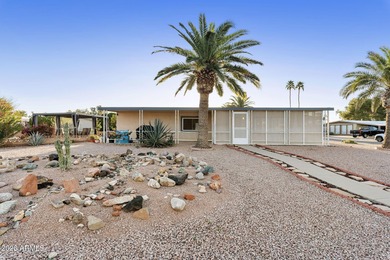 Beautifully updated 2BR, 2BA home on a rare large double corner on Sun Lakes Country Club in Arizona - for sale on GolfHomes.com, golf home, golf lot