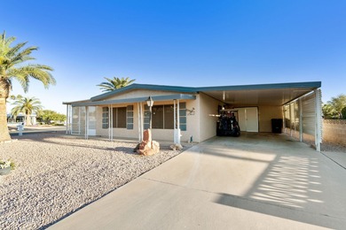 Beautifully updated 2BR, 2BA home on a rare large double corner on Sun Lakes Country Club in Arizona - for sale on GolfHomes.com, golf home, golf lot