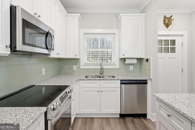 Recently built in 2024, this like new home is close to the North on The Highlands Course at Lake Arrowhead in Georgia - for sale on GolfHomes.com, golf home, golf lot