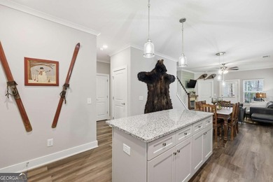 Recently built in 2024, this like new home is close to the North on The Highlands Course at Lake Arrowhead in Georgia - for sale on GolfHomes.com, golf home, golf lot