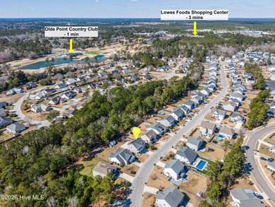 Welcome to this southern charmer home equipped with energy on Olde Point Golf and Country Club in North Carolina - for sale on GolfHomes.com, golf home, golf lot