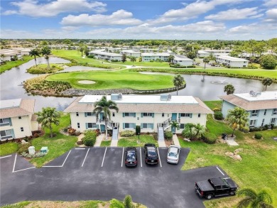 Discover this charming 2-bedroom, 2-bath waterfront home on The Glades Golf and Country Club in Florida - for sale on GolfHomes.com, golf home, golf lot