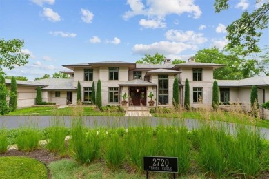 This spectacular Prairie Style home was designed by Rick Jones & on Mission Hills Country Club in Kansas - for sale on GolfHomes.com, golf home, golf lot