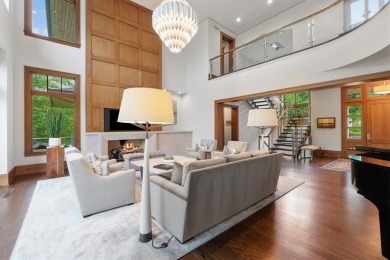 This spectacular Prairie Style home was designed by Rick Jones & on Mission Hills Country Club in Kansas - for sale on GolfHomes.com, golf home, golf lot