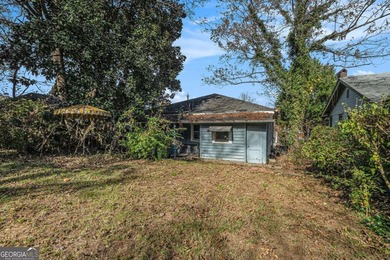 Sold as-is, this investor-friendly ranch home presents a rare on John A. White Golf Course in Georgia - for sale on GolfHomes.com, golf home, golf lot