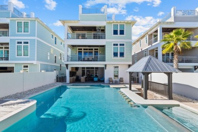 Sleek coastal contemporary design perfectly situated to capture on Kelly Plantation Golf Club in Florida - for sale on GolfHomes.com, golf home, golf lot