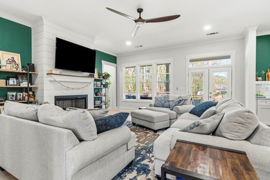 Experience the elegance of this stunning Craftsman-style on Milledgeville Country Club in Georgia - for sale on GolfHomes.com, golf home, golf lot