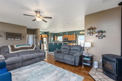 Discover this beautiful single-level home perfectly situated on on Pryor Creek Golf Club in Montana - for sale on GolfHomes.com, golf home, golf lot