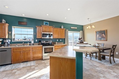 Discover this beautiful single-level home perfectly situated on on Pryor Creek Golf Club in Montana - for sale on GolfHomes.com, golf home, golf lot