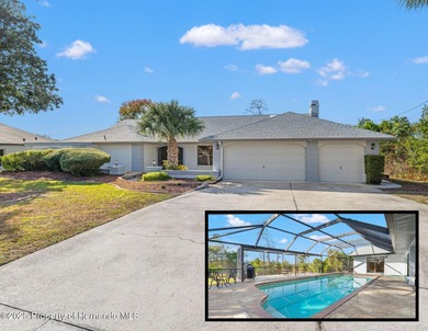 Welcome to this beautifully updated 3-bedroom, 2-bath, 3-car on Oak Hills Country Club in Florida - for sale on GolfHomes.com, golf home, golf lot