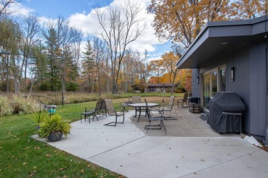 Architect Frank Lloyd Wright would be proud of this Mid-century on Battle Creek Country Club in Michigan - for sale on GolfHomes.com, golf home, golf lot