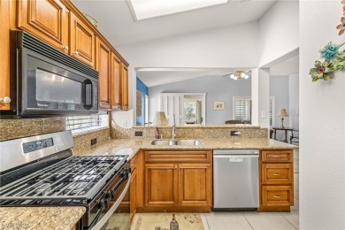 This delightful single-story 2-bedroom, 2-bath home is a perfect on Desert Willow Golf Course in Nevada - for sale on GolfHomes.com, golf home, golf lot