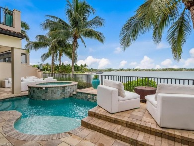 Welcome to your beachfront dream home in prestigious Miromar on Miromar Lakes Golf Club in Florida - for sale on GolfHomes.com, golf home, golf lot