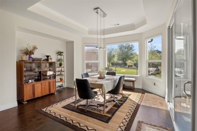 Discover this stunning one-story Ashland model, perfectly on Wildhorse Golf Club of Robson Ranch in Texas - for sale on GolfHomes.com, golf home, golf lot