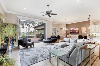 Welcome to your dream home--an elegant three-bedroom on Lakewood Ranch Golf and Country Club in Florida - for sale on GolfHomes.com, golf home, golf lot