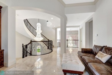 Located In The Heart Of Boca Raton, This Three-story Estate In on Polo Club of Boca Raton in Florida - for sale on GolfHomes.com, golf home, golf lot
