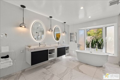 South Palm Springs oasis with panoramic mountain and golf course on  in California - for sale on GolfHomes.com, golf home, golf lot