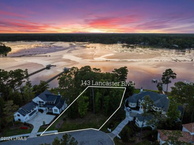 Unique offering as the ONLY available homesite with private dock on Berkeley Hall Golf Club in South Carolina - for sale on GolfHomes.com, golf home, golf lot