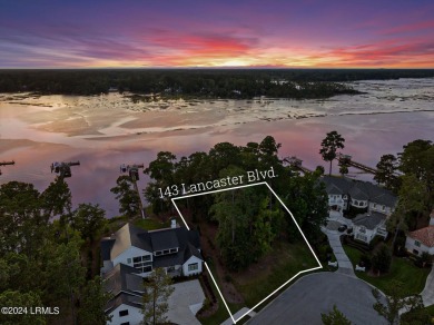 Unique offering as the ONLY available homesite with private dock on Berkeley Hall Golf Club in South Carolina - for sale on GolfHomes.com, golf home, golf lot