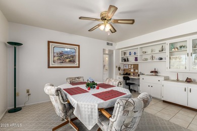 WELCOME TO THIS CHARMING GOLF COURSE HOME. THIS 2 BEDROOM, 2 on Sun City South Golf Course in Arizona - for sale on GolfHomes.com, golf home, golf lot