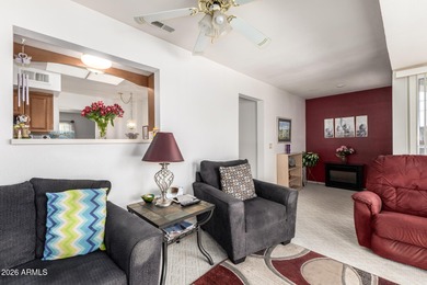 WELCOME TO THIS CHARMING GOLF COURSE HOME. THIS 2 BEDROOM, 2 on Sun City South Golf Course in Arizona - for sale on GolfHomes.com, golf home, golf lot