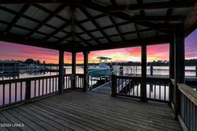 Unique offering as the ONLY available homesite with private dock on Berkeley Hall Golf Club in South Carolina - for sale on GolfHomes.com, golf home, golf lot