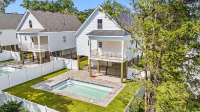 Charming New Construction Beach House with Pool and Ample on Beachwood Golf Club in South Carolina - for sale on GolfHomes.com, golf home, golf lot