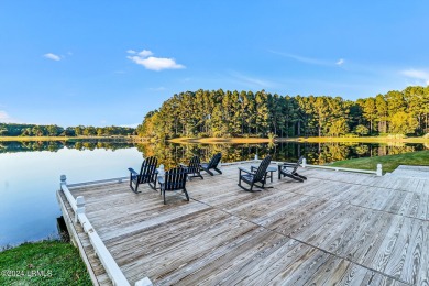 Unique offering as the ONLY available homesite with private dock on Berkeley Hall Golf Club in South Carolina - for sale on GolfHomes.com, golf home, golf lot