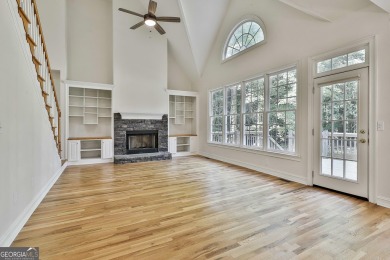 This lovely 4BR/3.5 BA Two-story home sits on a generous 1 acre on Canongate At Flat Creek Club in Georgia - for sale on GolfHomes.com, golf home, golf lot