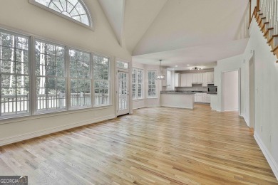 This lovely 4BR/3.5 BA Two-story home sits on a generous 1 acre on Canongate At Flat Creek Club in Georgia - for sale on GolfHomes.com, golf home, golf lot