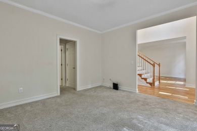 This lovely 4BR/3.5 BA Two-story home sits on a generous 1 acre on Canongate At Flat Creek Club in Georgia - for sale on GolfHomes.com, golf home, golf lot